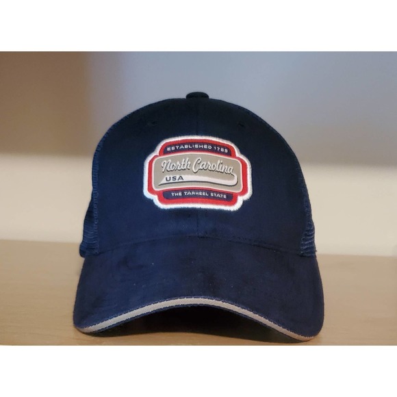 north carolina usa the tarheel state american needle Trucker Hat: Baseball Caps - Picture 2 of 7